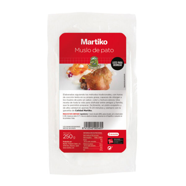 1 MUSLO DE PATO CONFIT 250 G Martiko