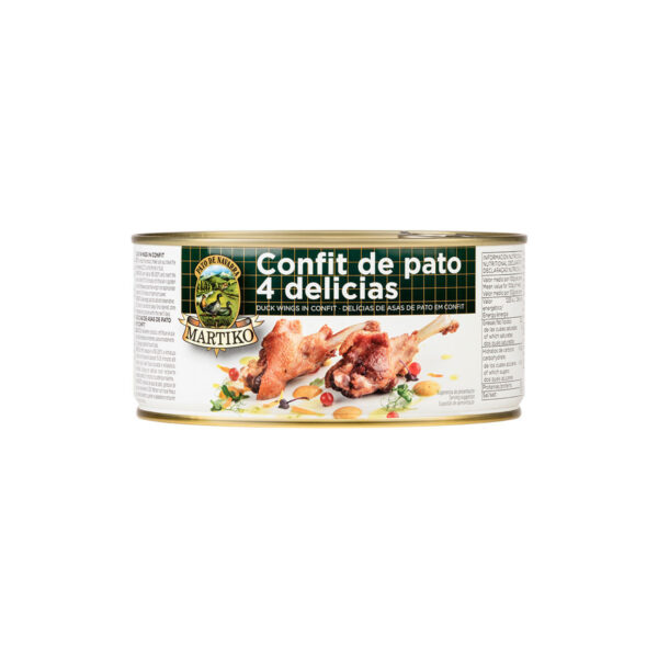4 DELICIAS DE ALAS DE PATO EN CONFIT Martiko