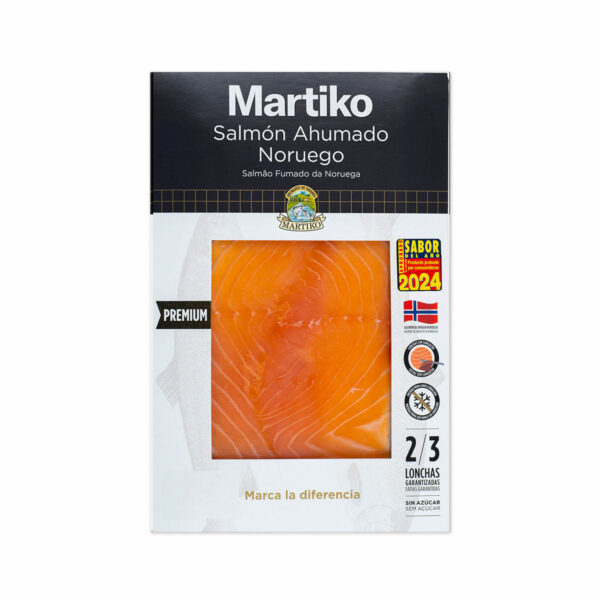Salmón ahumado noruego Premium Martiko 80 g