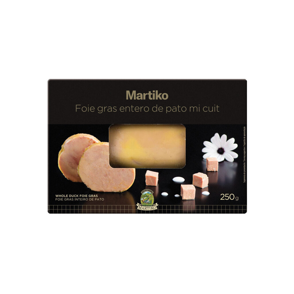 Foie gras entero de pato mi cuit 250 g