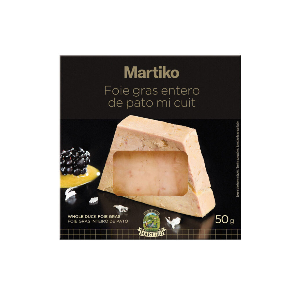 Foie gras entero pato mi cuit 50 g