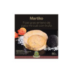 Foie gras entero de pato mi cuit con trufa 80 g