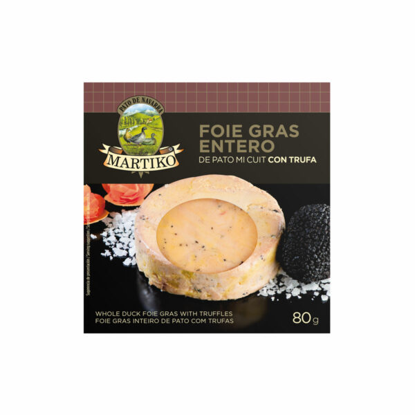 FOIE GRAS PATO CON TRUFA 80 G Martiko
