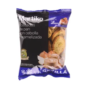 Pan tostado con cebolla caramelizada Martiko 80 g