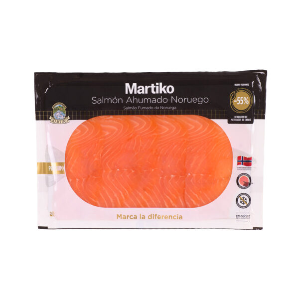 Salmón ahumado noruego Premium Martiko 200G