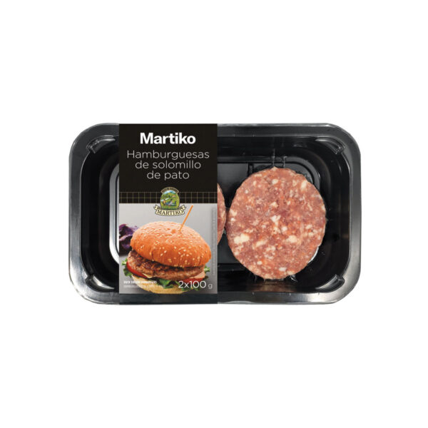 Hamburguesas de solomillo de pato 2x100 g