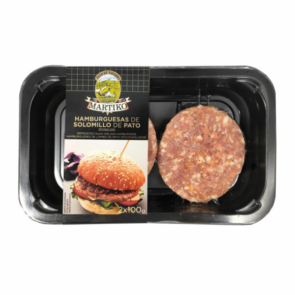 Hamburguesa de solomillo de pato