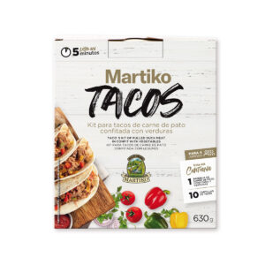 Kit para tacos de carne de pato Martiko