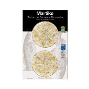 Tartar de bacalao ahumado Martiko