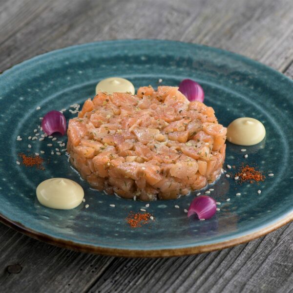 Tartar de salmón ahumado Martiko