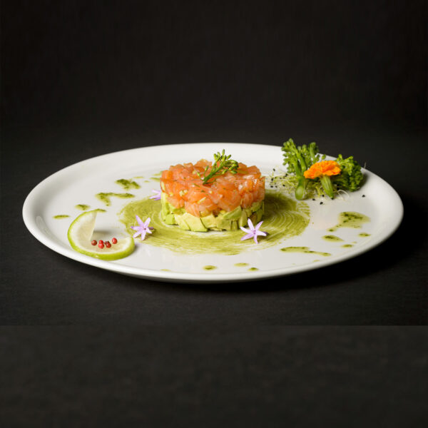 Tartar de salmón ahumado Martiko