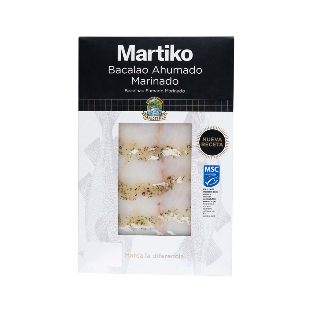 Bacalao ahumado marinado Martiko 80 g MSC