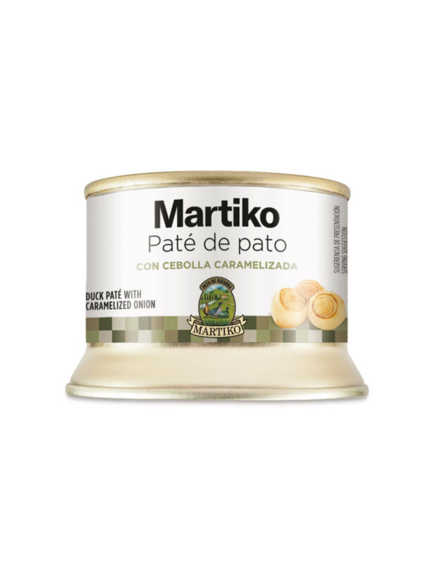 Paté de pato Martiko con cebolla caramelizada 130 g