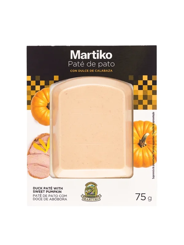 Paté de pato con dulce de calabaza Martiko 75 g