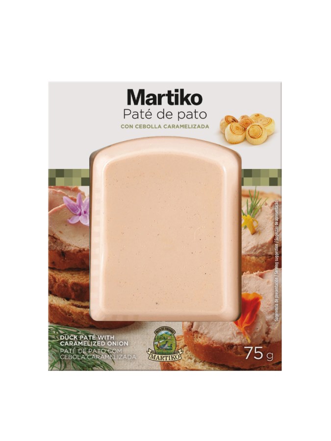 Paté de pato con cebolla caramelizada 75 g Martiko
