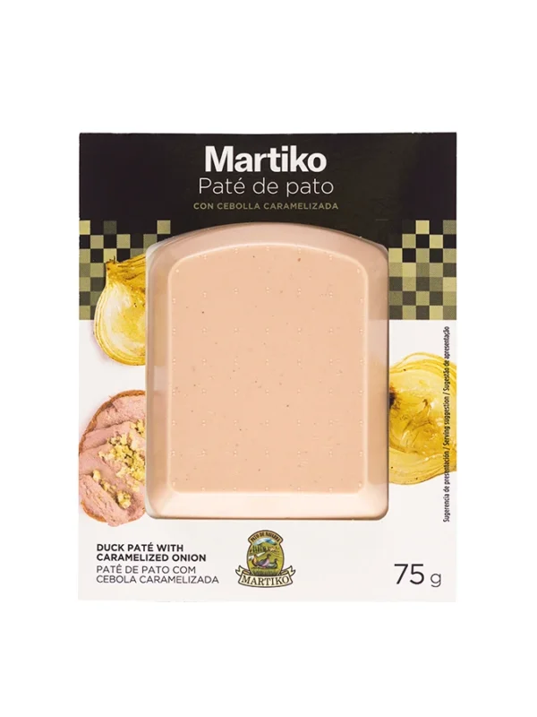 Paté de pato con cebolla caramelizada 75 g Martiko