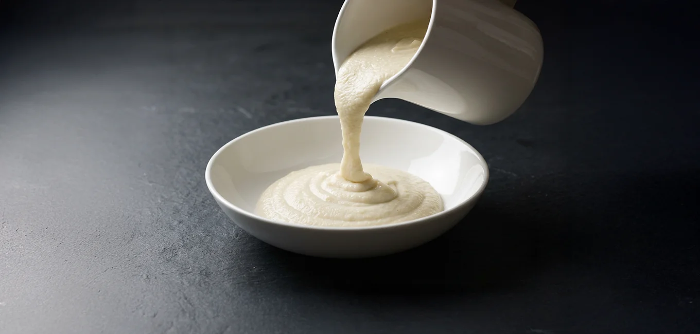 Puré de apionabo para recetas con pato