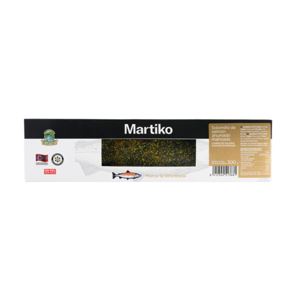 Solomillo de salmón ahumado marinado Martiko 300g