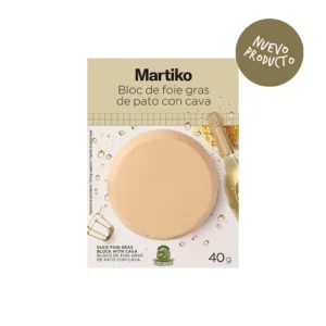 Bloc de foie gras de pato Martiko con cava 40 g