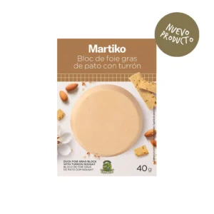 Bloc de foie gras de pato Martiko con turrón 40 g